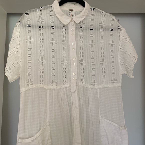 Free People Button Front Dress - Picture 5 of 8